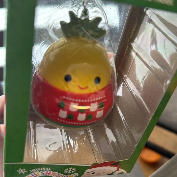 Squishmallow Christmas Ornament - Pineapple - Picture 3 of 3